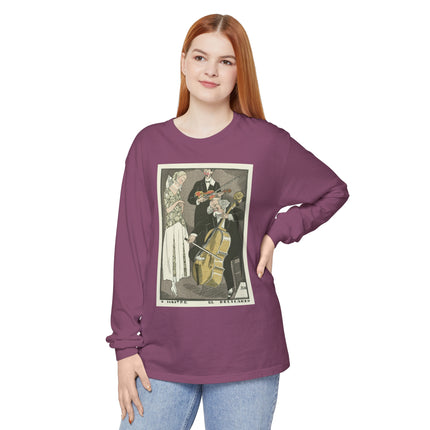 O Maitre el Relicario by Fernand Siméon Garment-dyed Long Sleeve T-Shirt