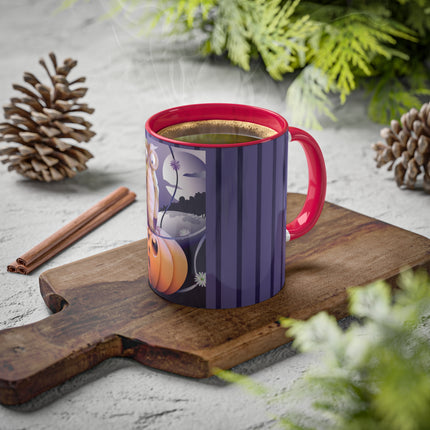 The Startled Pumpkin Colorful Mugs, 11oz