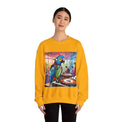 Parrot DJ Unisex Heavy Blend™ Crewneck Sweatshirt