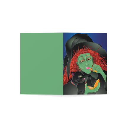 Mirror, Mirror A Witch's Touch Greeting Cards (1, 10, 30, and 50pcs)
