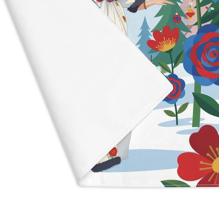 🌹❄️ The Lady Of The Holiday Roses Tumbler – Art Deco Christmas Elegance