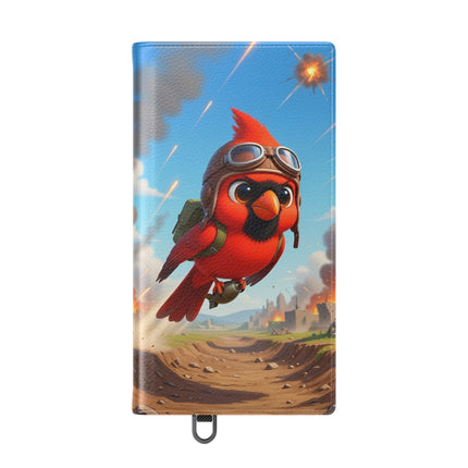 🐦✈️ The Cardinal Dive Bomber Flip Case – Bold Flight & Fearless Adventure