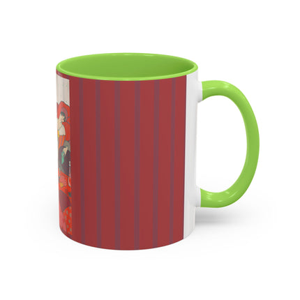 Les Coussins by Georges Lepape Colorful Mugs (11oz, 15oz)