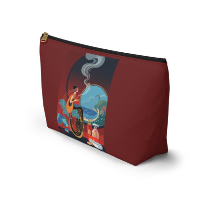 Golden Day Serenade Cosmetic Bag – Elegant Harmony & Sunlit Grace