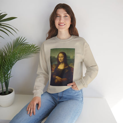 Mona Lisa by Leonardo da Vinci Unisex Heavy Blend™ Crewneck Sweatshirt