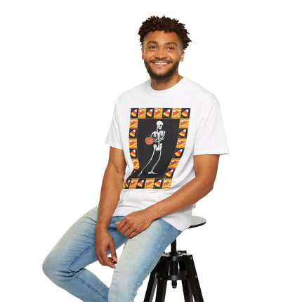 Candy Corn Skeleton Unisex Garment-Dyed T-shirt