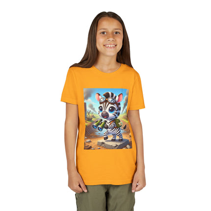 Zebra Lookout Youth Short Sleeve Tee