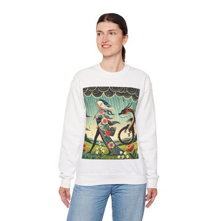The Dragon Fairy’s Stride Heavy Blend™ Crewneck Sweatshirt