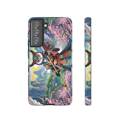 Cyberpunk Samurai Owl Phone Cases