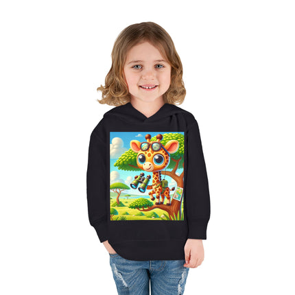 Giraffe Lookout Toddler Pullover Fleece Hoodie