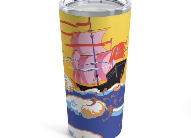 Golden Seas and Whimsical Dreams Tumbler 20oz