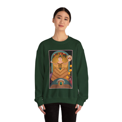 June & Pearl, Alexandrite (from the Gem Series) by Sofia Chiostri Heavy Blend™ Crewneck Sweatshirt