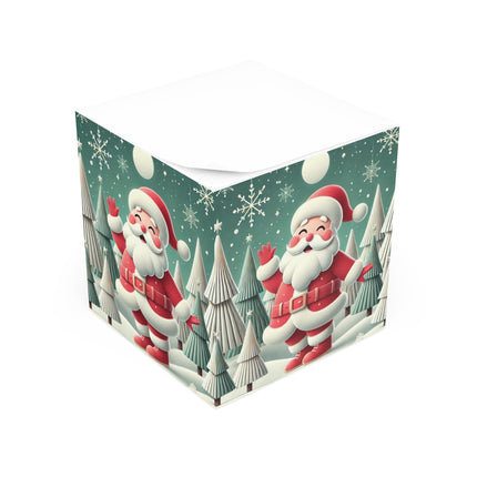 Santa's Joyful Night Note Cube