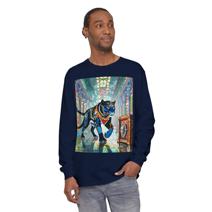 Cyber Panther's Hunt Long Sleeve T-Shirt