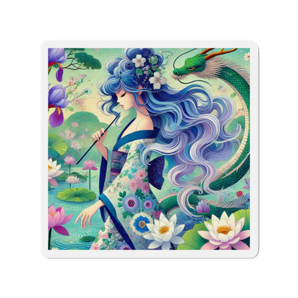 Fairy of the Koi Pond Die-Cut Magnets (5 Sizes)