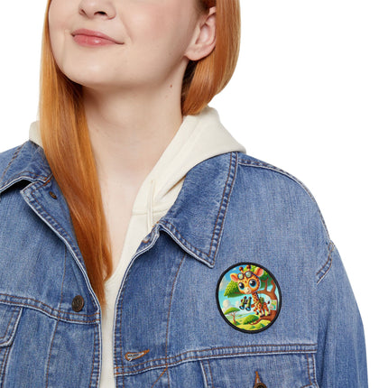 Giraffe Lookout Iron-On Patches