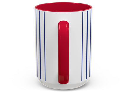 Snowman in Falling Snow Colorful Mugs (11oz, 15oz)