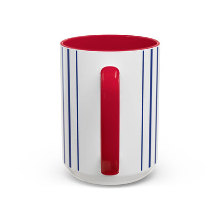 Snowman in Falling Snow Colorful Mugs (11oz, 15oz)