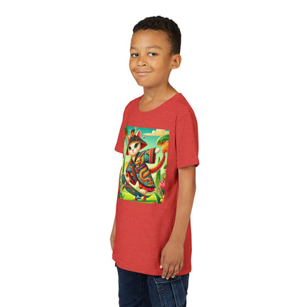 Dragon Dance on Wheels Youth Short Sleeve Tee