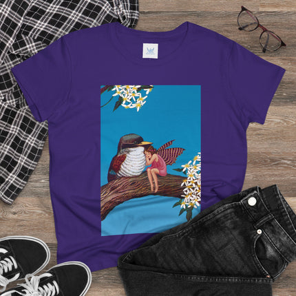 Magnolia Fairy and the Woodland Bird Cotton Tee