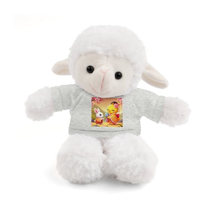 Whimsical Springtime Exchange Stuffed Animals with Tee