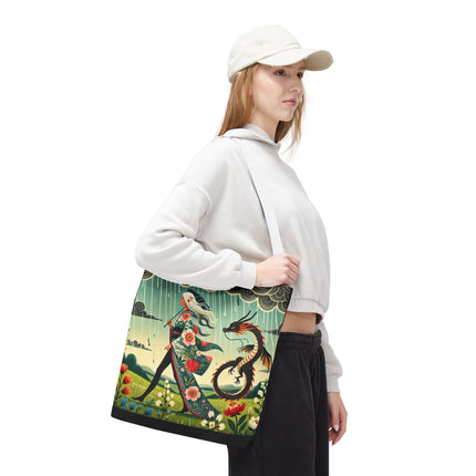 The Dragon Fairy’s Stride Tote Bag – Grace, Strength & Mythic Adventure