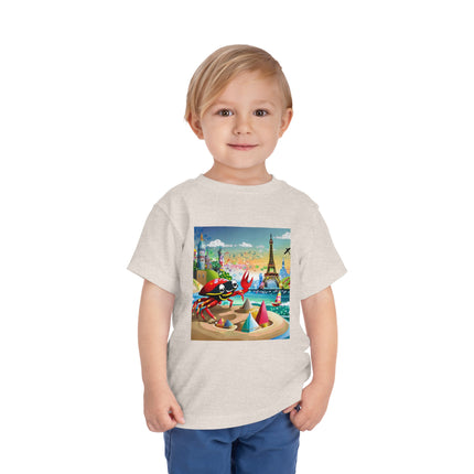Crab Architect Toddler Short Sleeve Tee