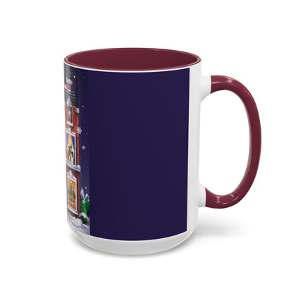A Christmas Eve Celebration Colorful Mugs (11oz, 15oz)