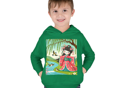 Sparrow Dance Geisha Fairy Toddler Pullover Fleece Hoodie