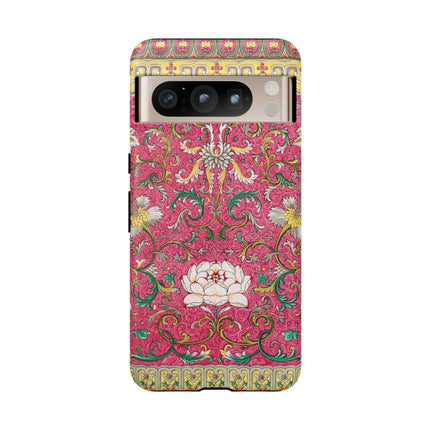 Pink Floral Pattern by Owen Jones Phone Cases