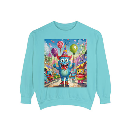 Monster Parade Madness Unisex Garment-Dyed Sweatshirt