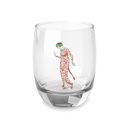 Parisian Costume by George Barbier Whiskey Glass