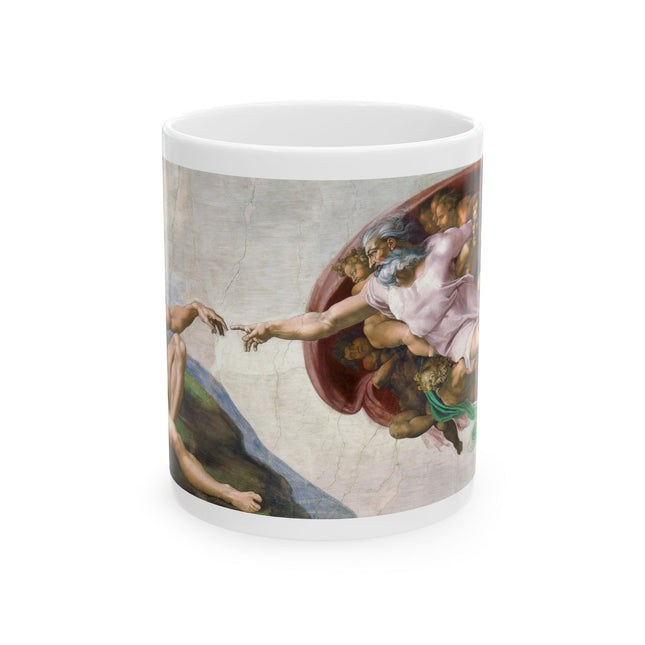 The Creation of Adam by Michelangelo Buonarroti Ceramic Mug (11oz, 15oz)