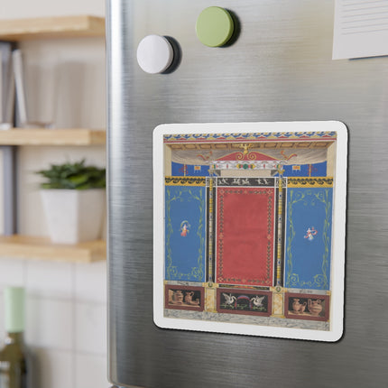 Columns with a Pair of Swans Die-Cut Magnets (5 Sizes)