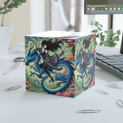 Mystic Guardian of the Sky Note Cube