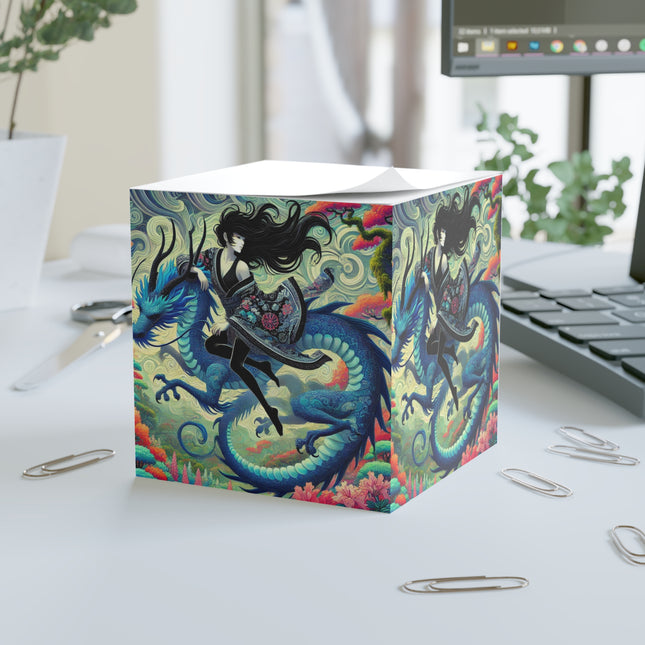Mystic Guardian of the Sky Note Cube