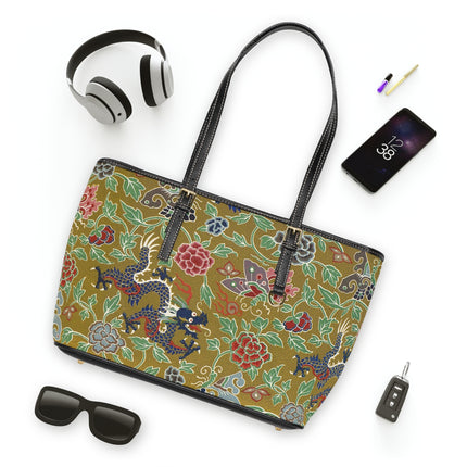 Chinois et Japonais 2 by Auguste Racinet PU Leather Shoulder Bag