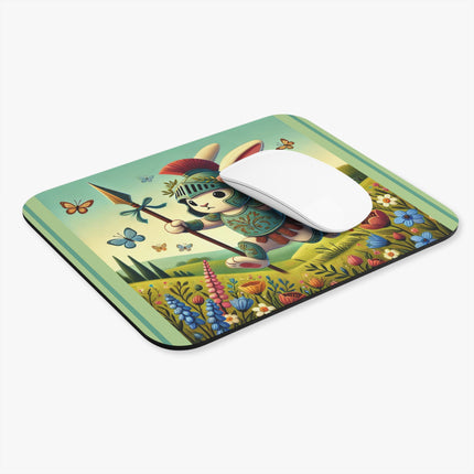 Rabbit Gladiator Mouse Pad (Rectangle)