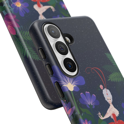 🌺✨ The Lady Of The Starlit Enchanted Garden Phone Case – Art Deco Floral Fantasy