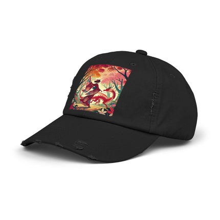 The Dragon Fairy’s Dance Unisex Distressed Cap