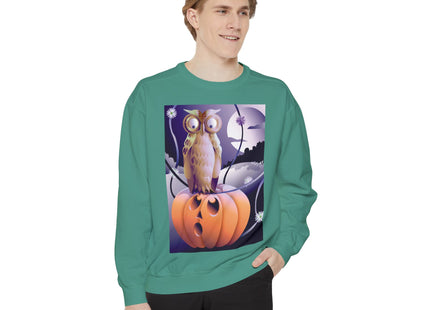 The Startled Pumpkin Unisex Garment-Dyed Sweatshirt
