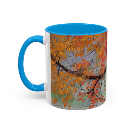 Autumn leaves by Edward Okuń Colorful Mugs (11oz, 15oz)