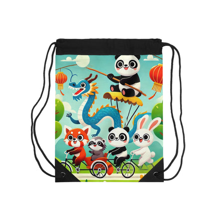 The Little Dragon and Friends Drawstring Bag – Friendship, Adventure & Storybook Charm