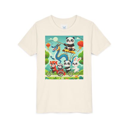 Rolling Along Together Youth Short Sleeve Tee