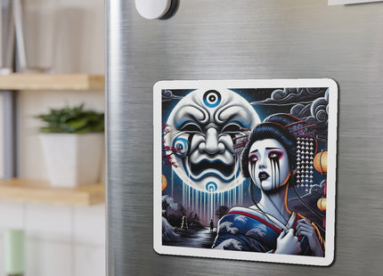 Geisha’s Black Ink Tears Die-Cut Magnets (5 Sizes)