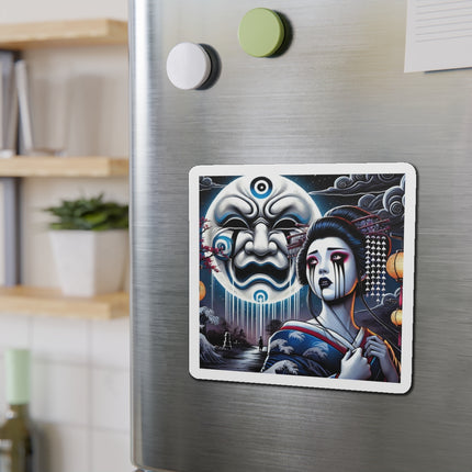 Geisha’s Black Ink Tears Die-Cut Magnets (5 Sizes)