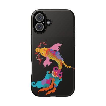 Golden Koi Phone Case – Lucky Swim & Vibrant Fortune