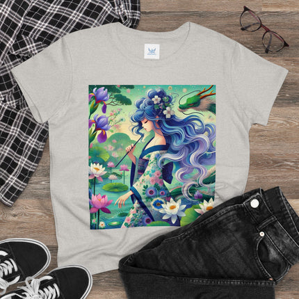Fairy of the Koi Pond Cotton Tee