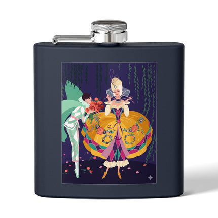 Enchanted Courtship Flask – Whimsical Elegance & Floral Romance