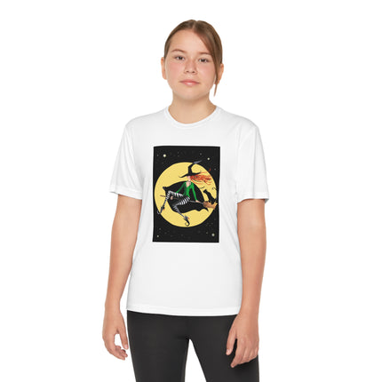 A Witch’s Moonlit Flight Youth Competitor Tee